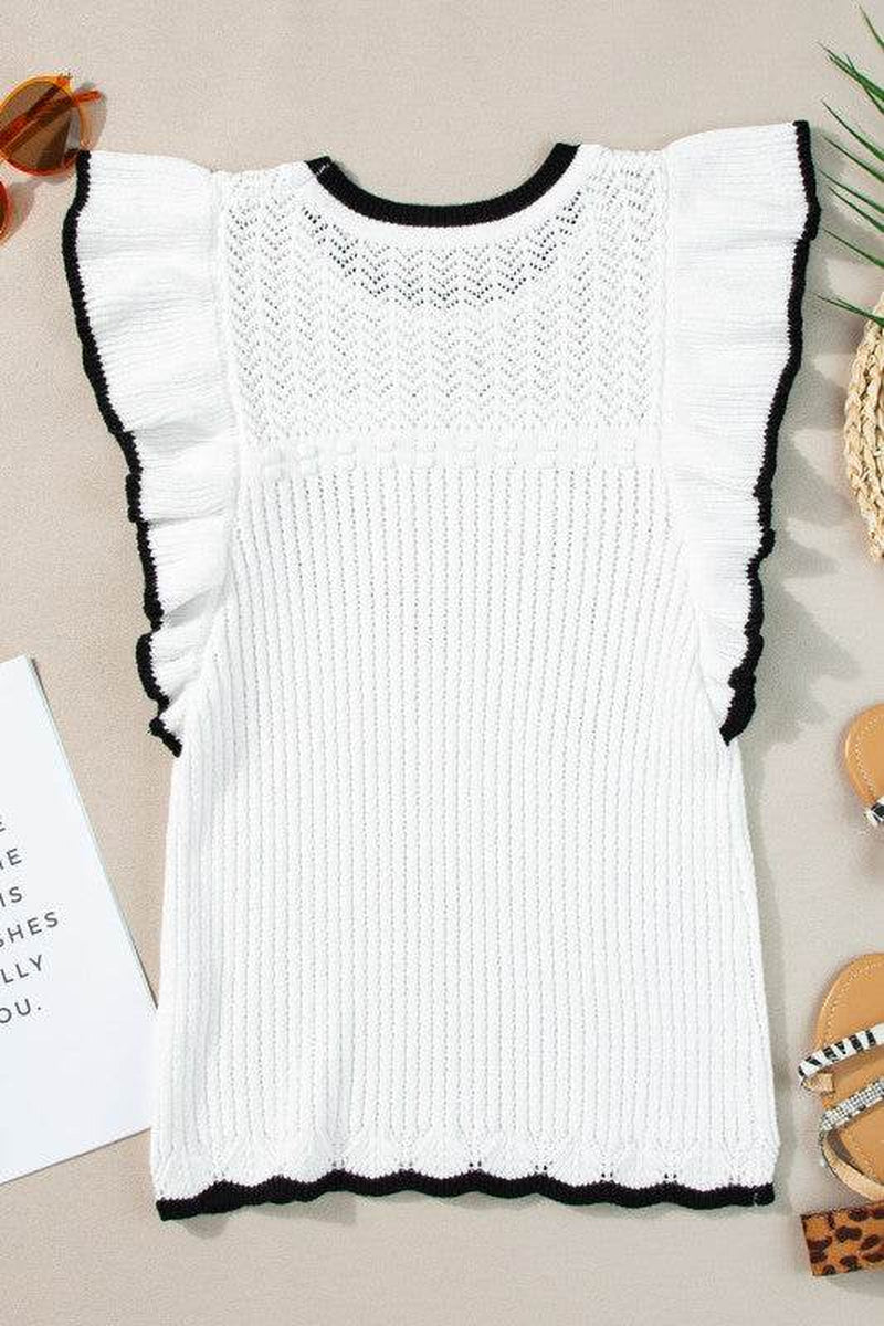 Alaya Crochet Tank Top