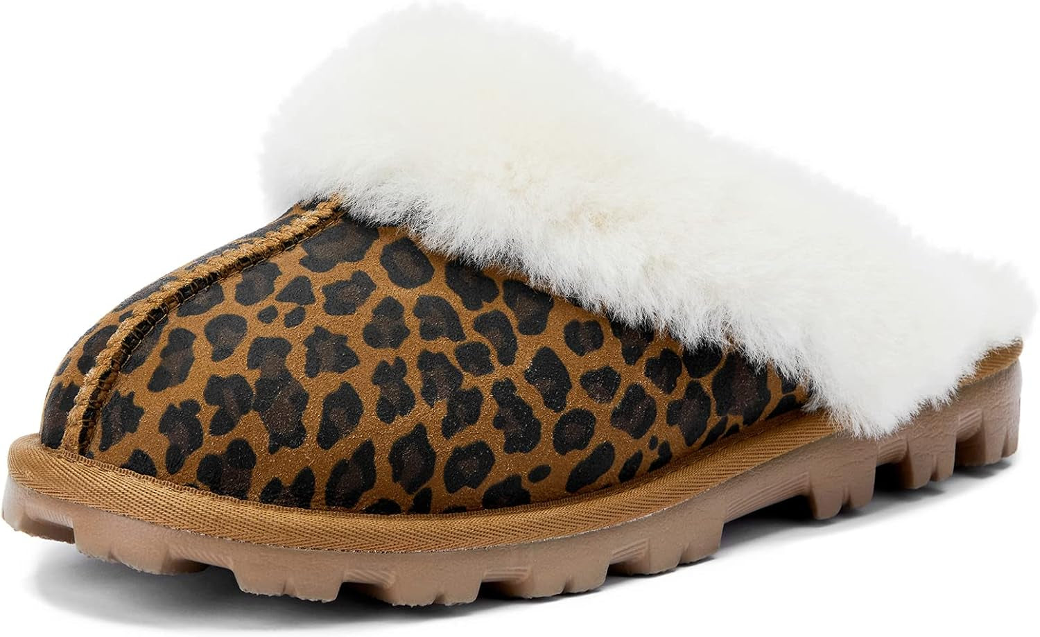 Waysoft Women'S Genuine Australian Sheepskin Slippers, 100% Shearling, 8Mm Memory-Foam, Hard Bottom Slipper