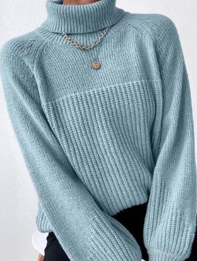 Knit Turtleneck Sweater