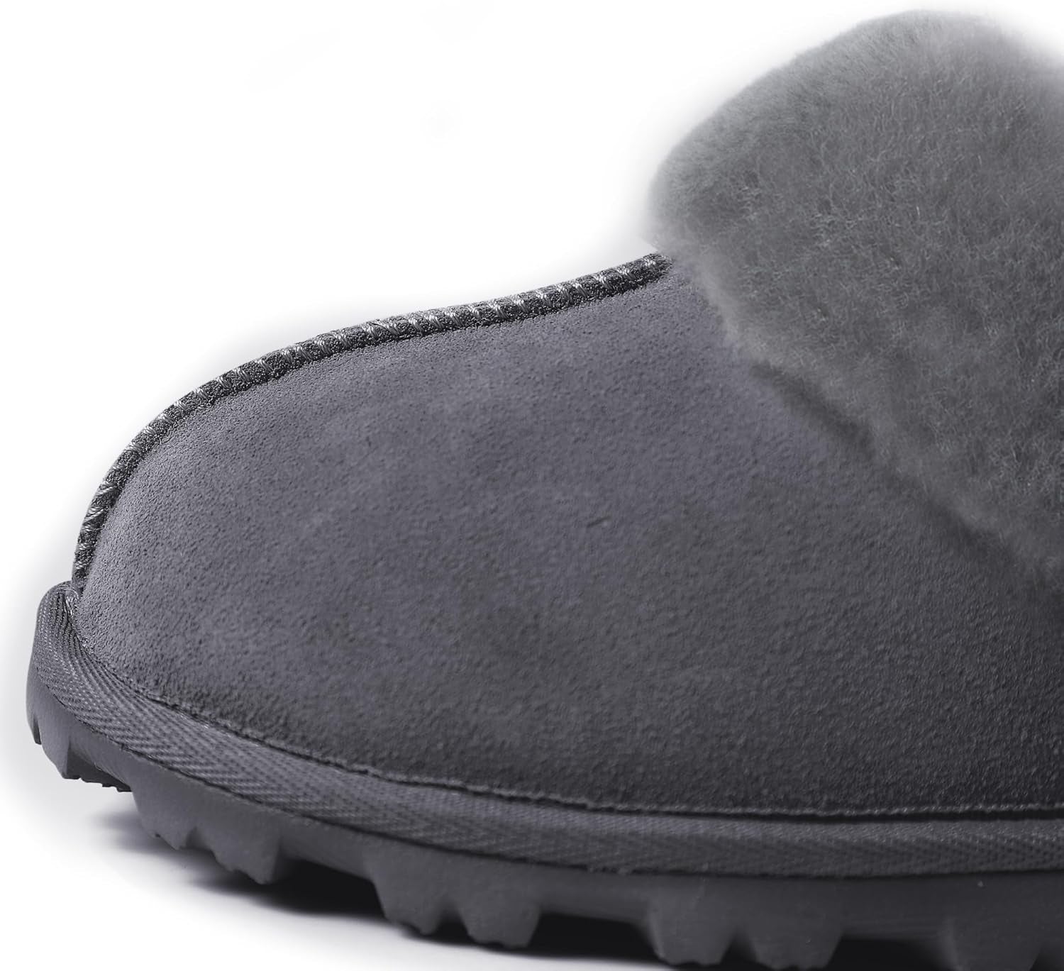 Waysoft Women'S Genuine Australian Sheepskin Slippers, 100% Shearling, 8Mm Memory-Foam, Hard Bottom Slipper