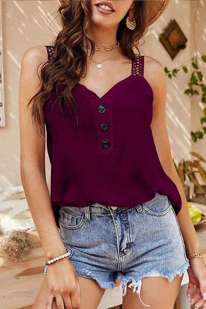 Button-Up Tank Top
